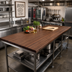 Thumbnail image #2 for John Boos Boos Block American Black Walnut Edge Grain Kitchen Countertop, 120