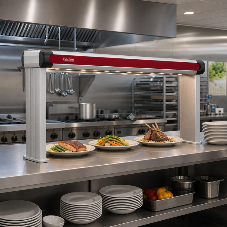 Product image #2 for Hatco Glo-Ray Designer Single Infrared Strip Heater, 69-1/2 Inch Wide, Unlighted, Aluminum