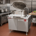 Thumbnail image #2 for Crown DMS-40 40 Gallon Stationary Direct Steam Kettle with Cabinet Base