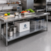 Thumbnail image #2 for Sapphire Manufacturing 103 Inch x 31 Inch Stainless Steel Undershelf