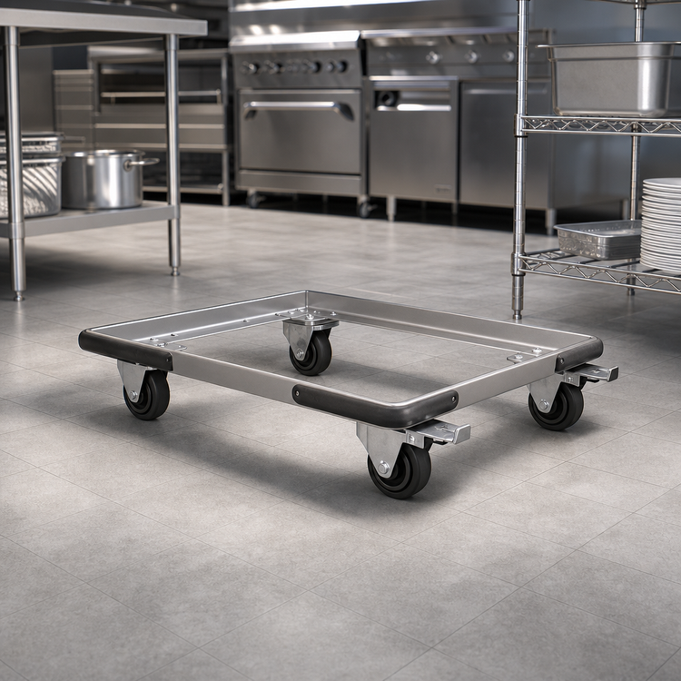 Product image #2 for Metro 24-Inch W x 18-Inch D Stainless Steel Truck Dolly Frame with Wraparound Bumper