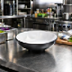 Thumbnail image #3 for American Metalcraft 56 oz Round Melamine Noodle Bowl, Black/White