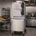 Thumbnail image #2 for Groen HyperSteam HY-6G Gas Convection Steamer with 2 Compartments, Twin Generators and Cabinet Base