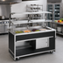 Thumbnail image #2 for Atlas Metal BLC-2-RM 2-Pan Mobile Refrigerated Cold Food Serving Counter with Recessed Top