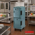 Thumbnail image #3 for Cambro Ultra Camcart 2-Compartment Heated Top-Door Front-Loading Food Pan Carrier