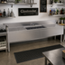 Thumbnail image #2 for Glastender Three-Compartment Underbar Sink Unit with Dual Drainboards, 96-Inch x 24-Inch