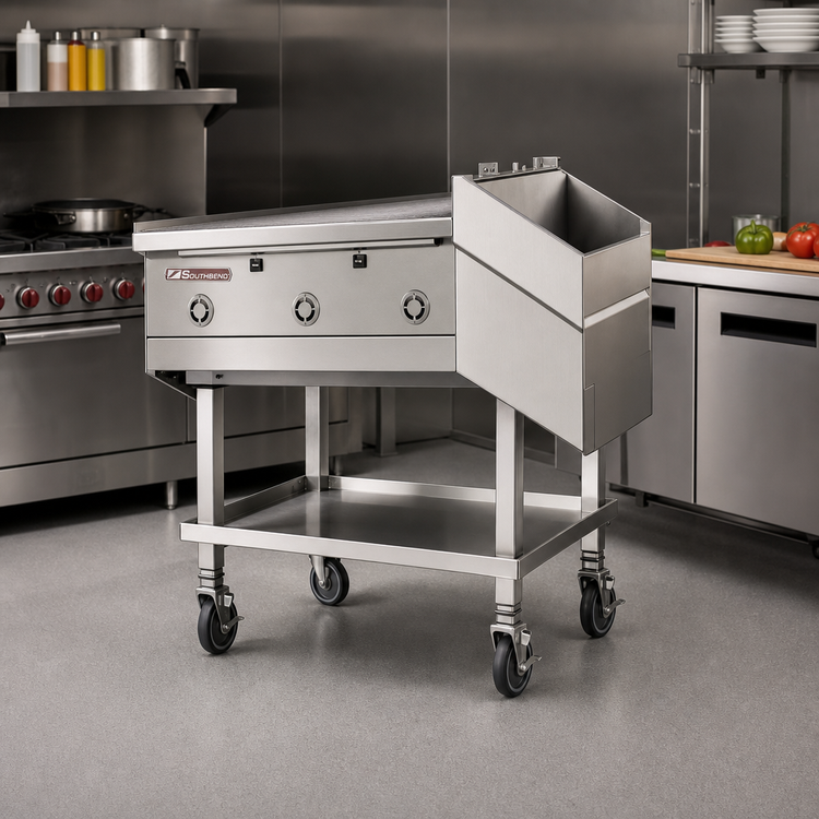 Product image #2 for Southbend HDCS-60 60-Inch Stainless Steel Counterline Equipment Stand with Undershelf