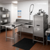 Thumbnail image #2 for Eagle Group SDTLR-84-16/3 Island Soiled Dishtable with Landing Shelf and Pre-Rinse Sink, 84 x 60 Inches, Right-to-Left Operation