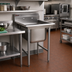 Thumbnail image #2 for Eagle Group 314 Series 1-Compartment Sink with Left Drainboard, 38-7/8 x 27-1/2 Inches, 304 Stainless Steel