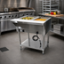 Thumbnail image #2 for Triumph Supreme 2-Well Electric Open-Well Hot Food Table with Stainless Steel Top, Undershelf, and Cutting Board Shelf, 120V