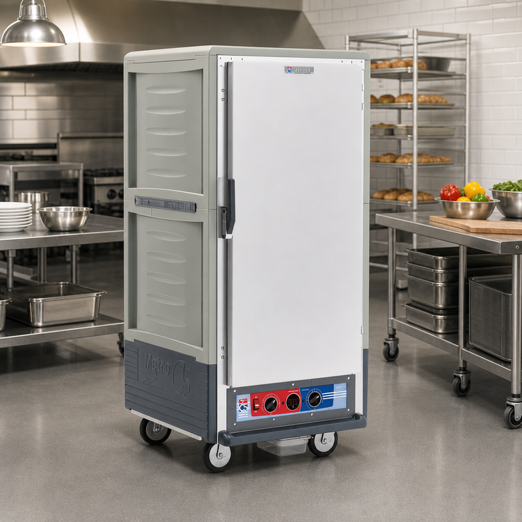 Product image #2 for Metro C5 3 Series 3/4 Height Moisture Heated Holding and Proofing Cabinet with Gray Insulation Armour