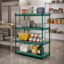 Thumbnail image #2 for QuadPlus Solid Polymer Shelf Mat with Wire Quad-Adjust Frame, 48 x 24 Inches, Green