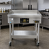 Thumbnail image #2 for AccuSteam 48-Inch Electric Griddle with Stand and Casters