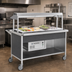 Thumbnail image #2 for Atlas Metal CARF-6 Mobile Refrigerated Frost Top Serving Counter, 91-1/4