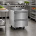 Thumbnail image #2 for Delfield STD4527NP 27-Inch One-Section Undercounter Drawer Freezer Base with 4-Inch Backsplash