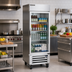 Thumbnail image #2 for Beverage-Air Horizon Series One-Section Reach-In Refrigerator with Right-Hinged Glass Door, 25.97 Cu. Ft.