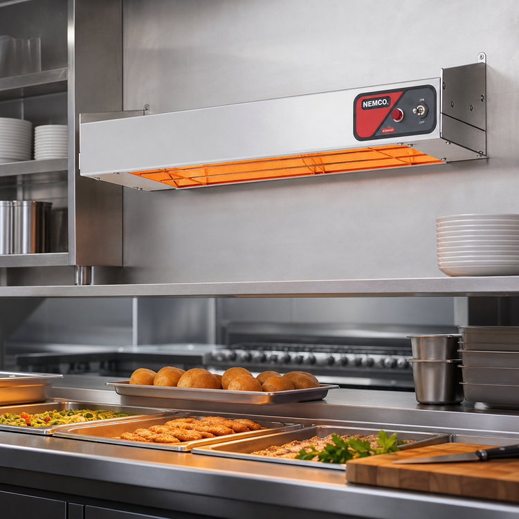 Product image #2 for Nemco 72-Inch Single Unlighted Strip Heater with Infinite Temperature Control, 208V