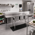 Thumbnail image #2 for Eagle Group 314 Series Floor Model 3-Compartment Sink with Left Drainboard, 304 Stainless Steel, 80-3/4 x 31-3/4 Inch