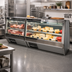 Thumbnail image #2 for Howard-McCray 40E Series 76-1/2 Inch Full-Service Deli Meat & Cheese Service Case, Straight Glass, Remote Refrigeration