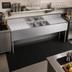 Thumbnail image #2 for Krowne Royal Series Three-Compartment Underbar Sink Unit with Dual 30-Inch Drainboards, 96W x 19D