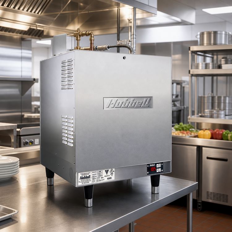 Product image #2 for Hubbell J1615 15 kW Electric Booster Heater with 16-Gallon Stainless Steel Tank