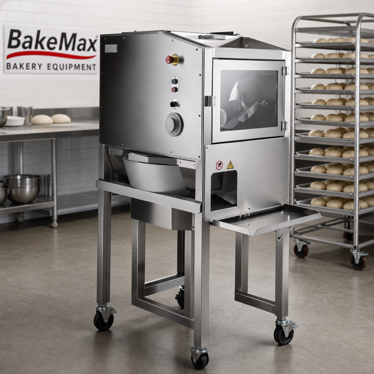 Product image #3 for BakeMax Automatic Floor Model Dough Divider/Rounder Combo with 44-Liter Hopper