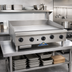 Thumbnail image #2 for Comstock-Castle 60-Inch Countertop Manual Control Gas Griddle, 5 Burners, 150,000 BTU