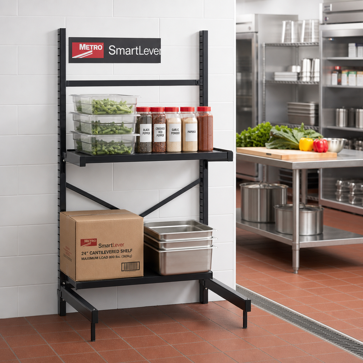 Product image #2 for Metro SmartLever 24-Inch W x 18-Inch D Cantilevered Starter Kit