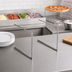 Thumbnail image #3 for American Metalcraft 12-Inch Square Chrome-Plated Steel Universal Pizza Stand