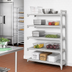 Thumbnail image #3 for Cambro Camshelving Premium 5-Tier Vented Polymer Add-On Shelving Unit, 24