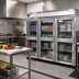Thumbnail image #2 for Continental Refrigerator 3FENSAGDHD Three-Section Extra-Wide Display Reach-In Freezer with Half-Height Glass Doors