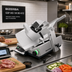 Thumbnail image #2 for Bizerba GSP HD I W-90-K12 13-Inch Semi-Automatic Heavy Duty Illuminated Safety Slicer with Integrated Scale