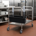 Thumbnail image #2 for Vollrath Black Plastic Silver Bin for Bussing Carts