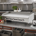 Thumbnail image #2 for Comstock-Castle 24-Inch Countertop Gas Griddle with Smooth Steel Plate, Thermostat Controls, 60,000 BTU
