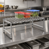 Thumbnail image #2 for Eagle Group Chrome Stationary Wire Dunnage Rack, 36 x 21 x 14 in., 1600 lb Capacity