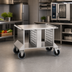 Thumbnail image #2 for RATIONAL MobilityLine Stand II Stainless Steel Mobile Equipment Stand with 14 Support Rails for iCombi 6- and 10-Half-Size Classic/Pro