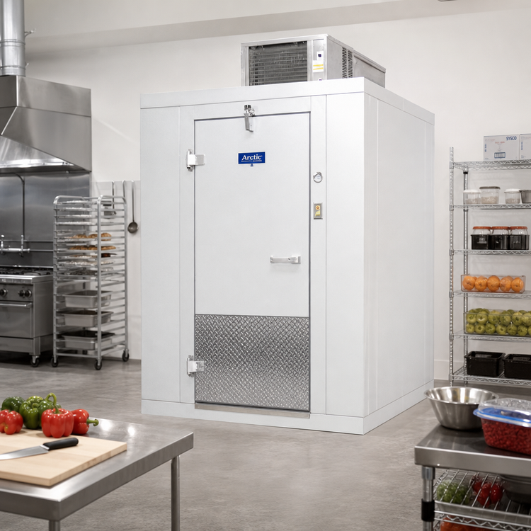 Product image #2 for Arctic Industries Indoor Walk-In Freezer with Floor, Remote Refrigeration, 8' x 10', -10°F Holding