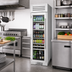 Thumbnail image #2 for 24-Inch Wide One-Section Upright Glass Door Reach-In Refrigerator