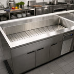 Thumbnail image #2 for Vollrath 4-Series Signature Server® 36913-2 300 Series Stainless Steel Perforated False Bottom for 74-Inch Hot/Cold Station