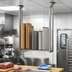 Thumbnail image #2 for John Boos Stainless Steel Ceiling-Mount Meat Boat Rack, 48 x 12 x 25 Inches