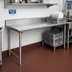 Thumbnail image #2 for Eagle Group Straight Clean Dishtable, 72 x 30 Inches, Left-to-Right, 16/430 Stainless Steel Top, 8-Inch Backsplash