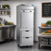 Thumbnail image #2 for Beverage-Air Cross Temp 1-Section Reach-In Convertible Refrigerator/Freezer with 1 Solid Door, 2 Drawers, and 2 Shelves