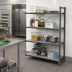 Thumbnail image #2 for Cambro Camshelving Basics Plus 4-Tier Solid Polymer Add-On Shelving Unit, 24