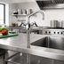 Thumbnail image #2 for Fisher Brass Single-Deck Dual-Control Deck-Mount Faucet with 6-Inch Swing Spout