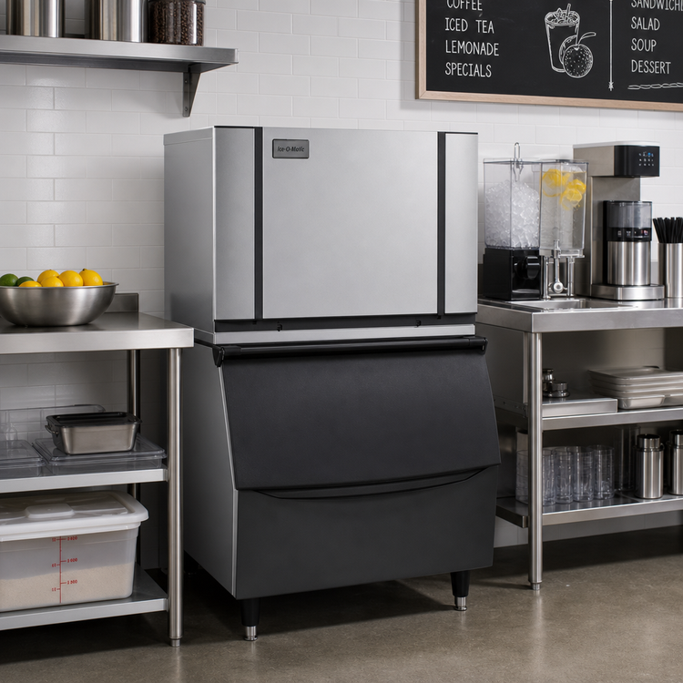 Product image #3 for Ice-O-Matic Elevation Series 30-Inch Wide Modular Cube Ice Maker, Self-Contained Water-Cooled, 600 lb/Day, Full Cube, R290