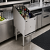 Thumbnail image #2 for Krowne Royal Series Freestanding Underbar Liquor Bottle Display Unit with Locking Cover, 15-Bottle Capacity