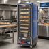 Thumbnail image #2 for Metro C5 3 Series Mobile Full-Height Moisture Heated Holding and Proofing Cabinet with Blue Insulation Armour and Fixed Wire Slides