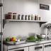 Thumbnail image #2 for Eagle Group WS1260-16/4 Wall-Mounted Stainless Steel Shelf, 60 x 12 Inches, 430 Series