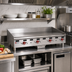 Thumbnail image #2 for Wolf AGM72-QS-COMMANDER Heavy Duty Countertop Gas Griddle, 72