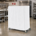 Thumbnail image #2 for Metro 60 x 18 x 54 Inch White Uncoated Knitted Polyester Cart Cover for Queen Mary & Banquet Carts